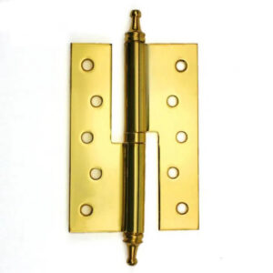 h style brass lift-off door hinge